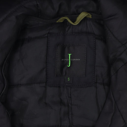 Jasper Conran Men's Black Parka Coat Size S