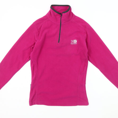 Karrimor Girls Pink Fleece Pullover Sweatshirt 11-12 Years
