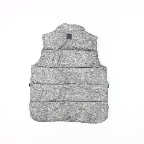 Gap Boys Grey Sleeveless Puffer Jacket 5 Years Winter Casual