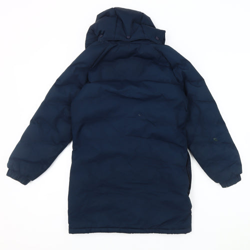Trespass Boys Blue Puffer Jacket 7-8 Years Waterproof