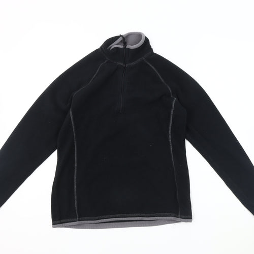 Mountain Warehouse Women's Black Fleece Pullover Sweatshirt