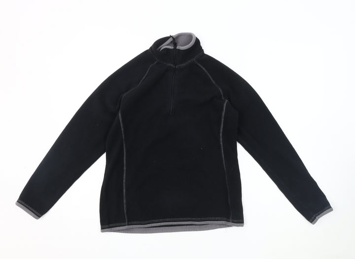 Mountain Warehouse Women's Black Fleece Pullover Sweatshirt