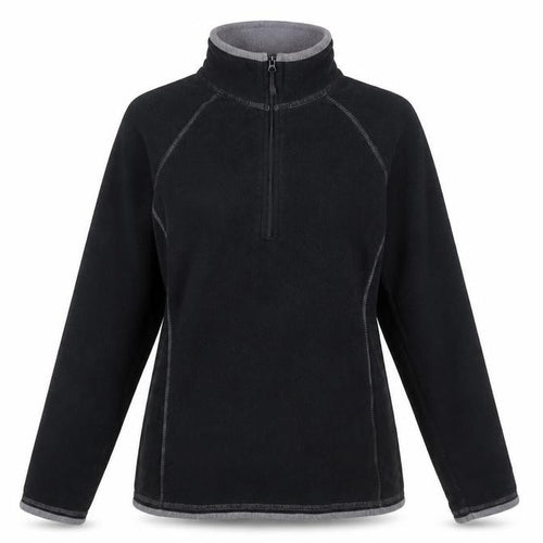 Mountain Warehouse Women's Black Fleece Pullover Sweatshirt