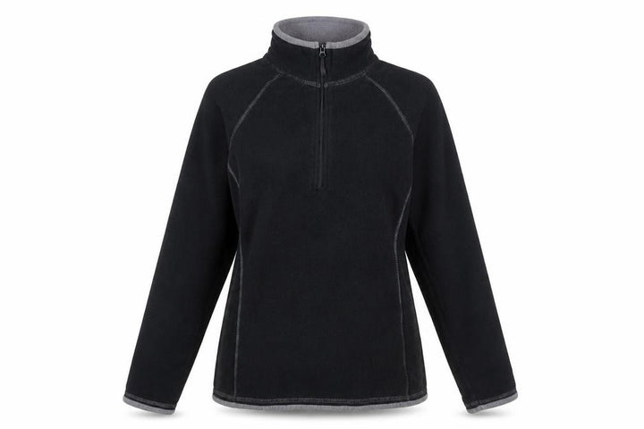 Mountain Warehouse Women's Black Fleece Pullover Sweatshirt
