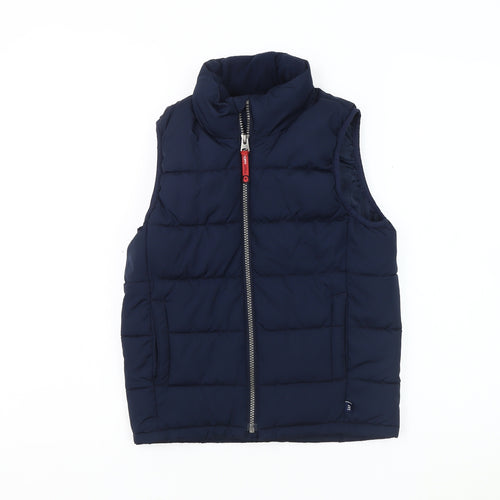 GAP Boys Blue Puffer Jacket S Winter Water Resistant