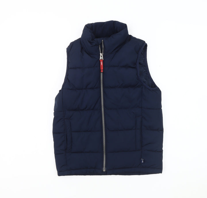 GAP Boys Blue Puffer Jacket S Winter Water Resistant