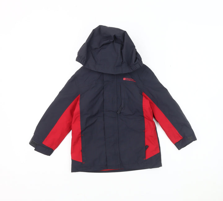 Mountain Warehouse Boys Red & Black Hooded Jacket 2-3 Years