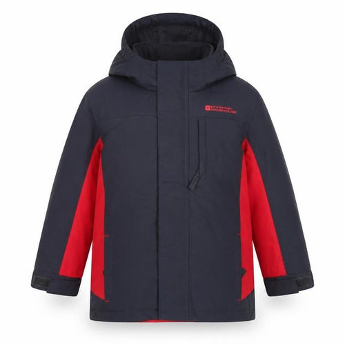 Mountain Warehouse Boys Red & Black Hooded Jacket 2-3 Years