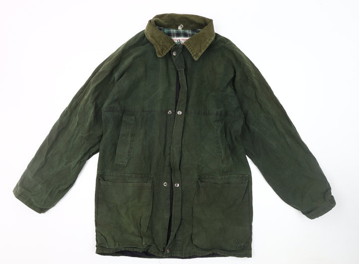 Country & Leisure Men's Green Overcoat Size S