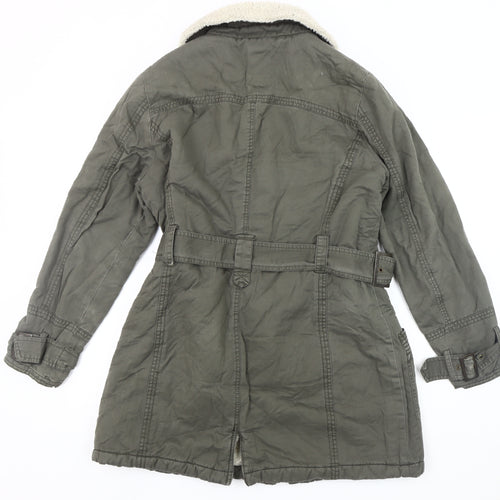 Maine New England Women's Grey Parka Coat Size 14