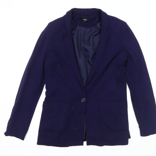 Oasis Women's Blue Blazer, Size 10, Notch Lapel