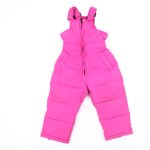 Diesel Girls Pink Snow Pants Trousers M Insulated Winter