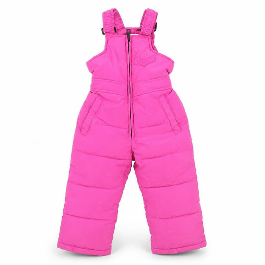 Front view of Diesel girls’ pink snow pants trousers m insulated winter