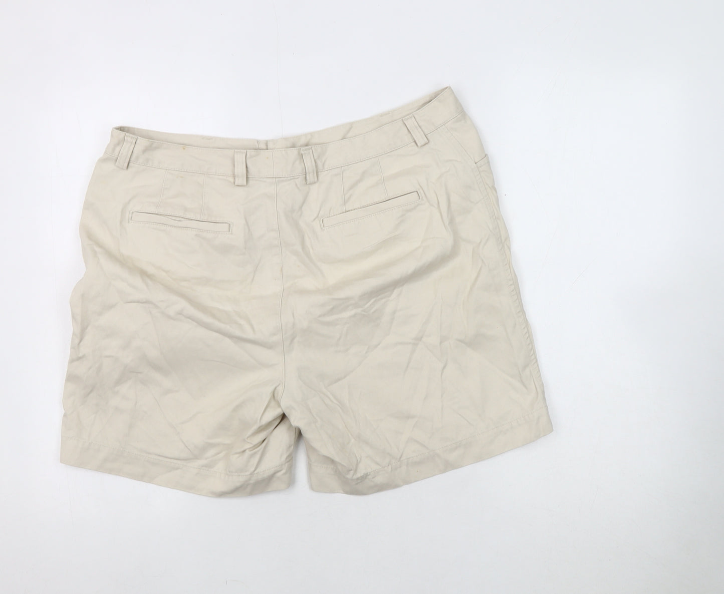 Eddie Bauer Women's Beige Chino Shorts Size 14