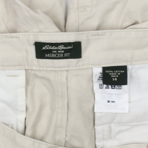 Eddie Bauer Women's Beige Chino Shorts Size 14