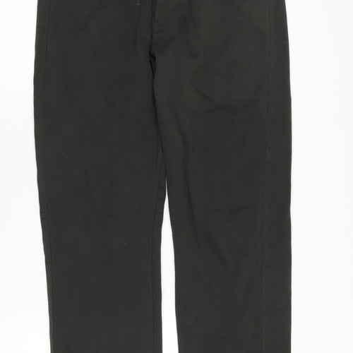 Levi's Women's Black Straight-Leg Trousers M