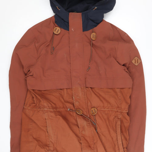 Uniformes Generale Men's Brown Hooded Parka Jacket M