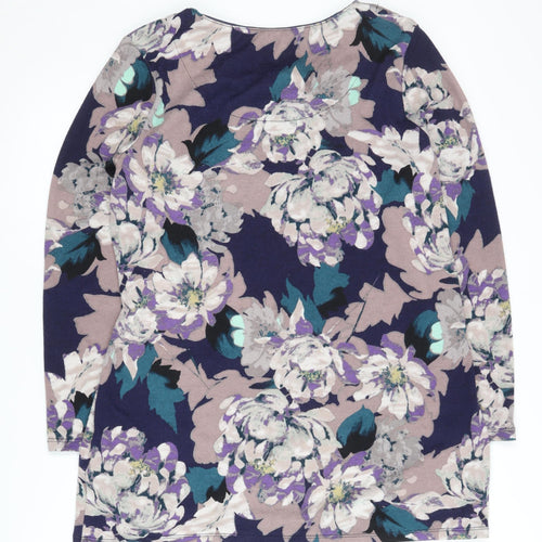 Marks and Spencer Women's Multicoloured Floral Pullover, Size 16