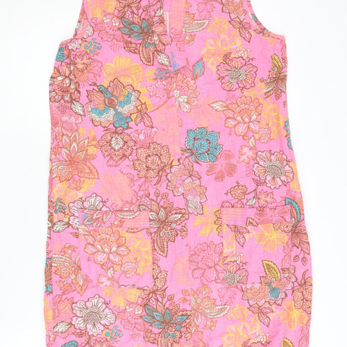 Next Women's Pink Floral Dress, Size 10