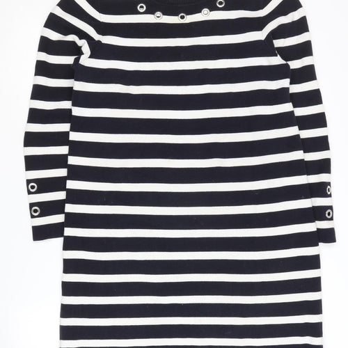 Marks and Spencer Women's Black Striped Shift Dress