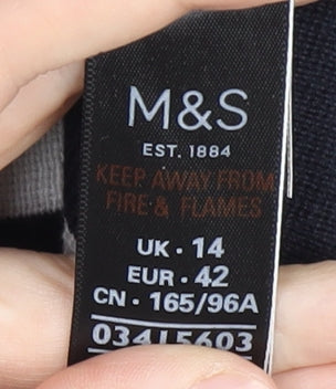 Marks and Spencer Women's Black Striped Shift Dress