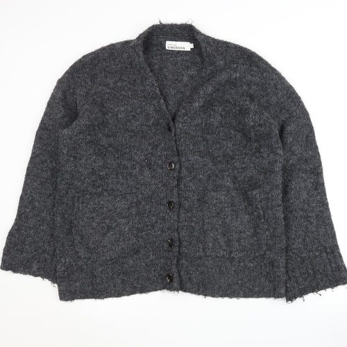 Karen by Simonsen Women's Grey Cardigan - Size M