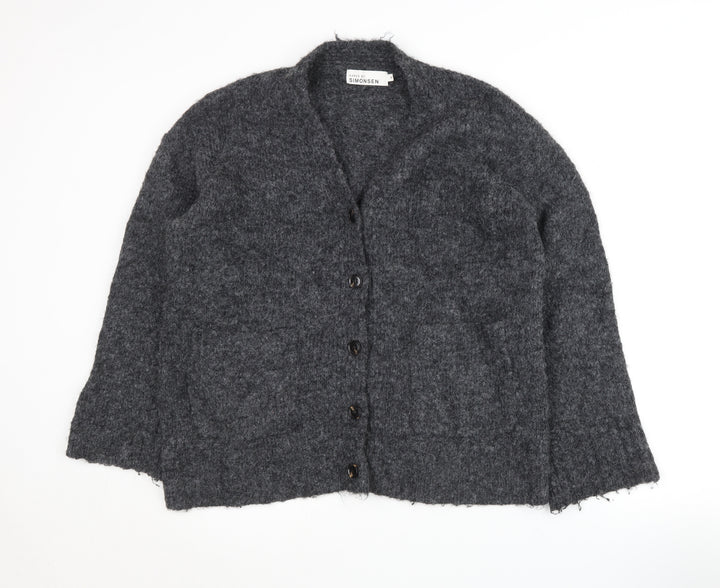 Karen by Simonsen Women's Grey Cardigan - Size M