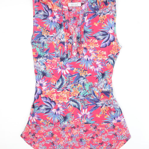 Marks and Spencer Floral Sleeveless Blouse Size 8