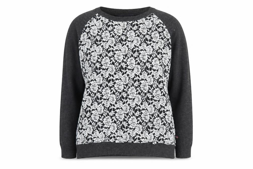 Front view of Marks & Spencer Women's Black jumper, size 14