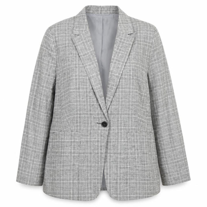 Debenhams Women's Grey Blazer Size 20 Plaid Business