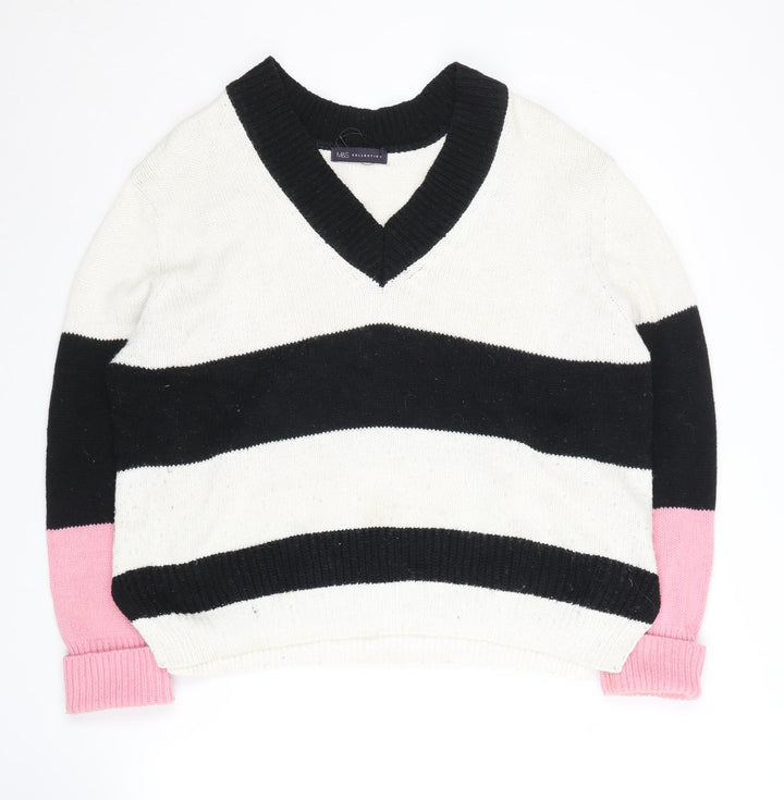 Marks and Spencer Women's XL Stripe Pullover Jumper