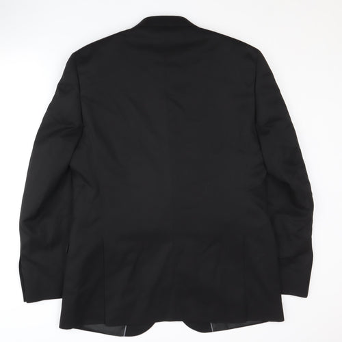 Marks and Spencer Men's Black Suit Jacket 42 Long
