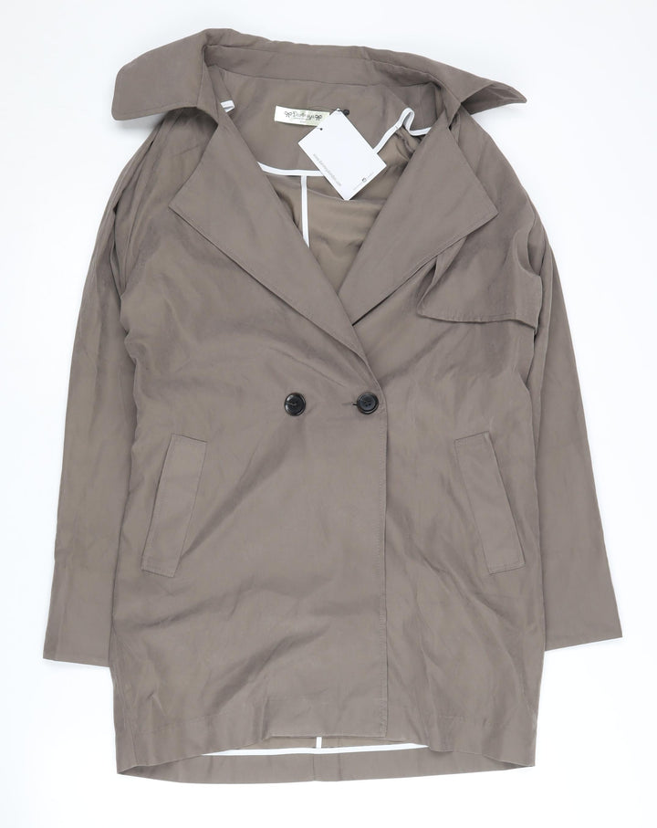 Darimeya Women's Brown Trench Coat Size S/M