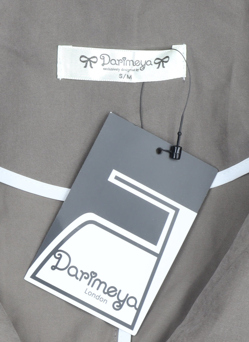 Darimeya Women's Brown Trench Coat Size S/M