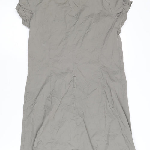 Red Herring Girls Grey Shirt Dress Age 14 with Short Sleeves