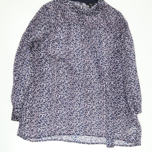 Next Women's Multicoloured Floral Blouse, Size 18, Long Sleeve