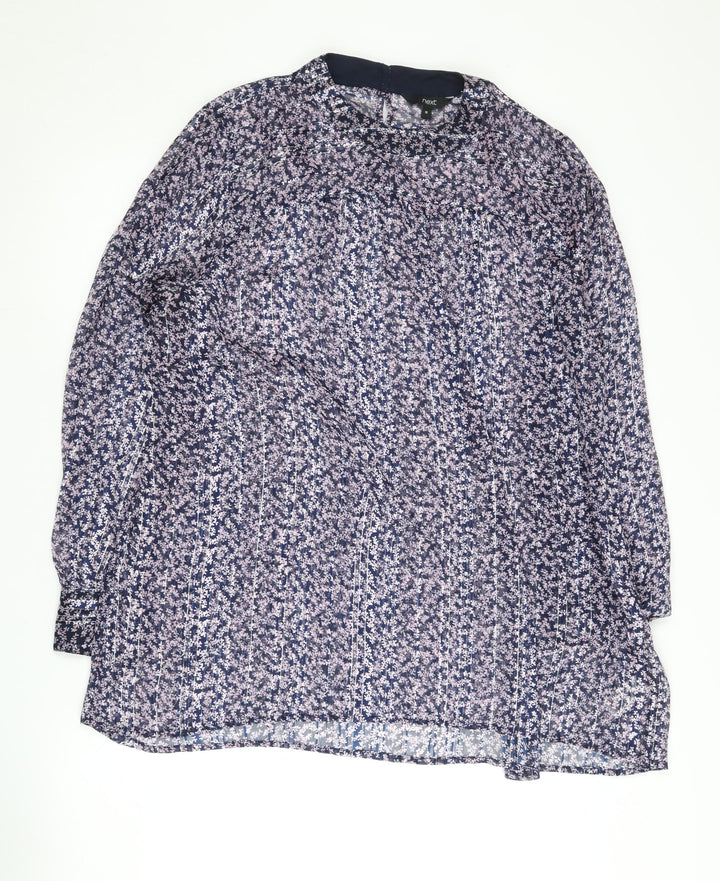 Next Women's Multicoloured Floral Blouse, Size 18, Long Sleeve