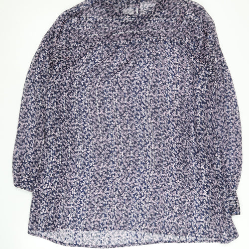 Next Women's Multicoloured Floral Blouse, Size 18, Long Sleeve