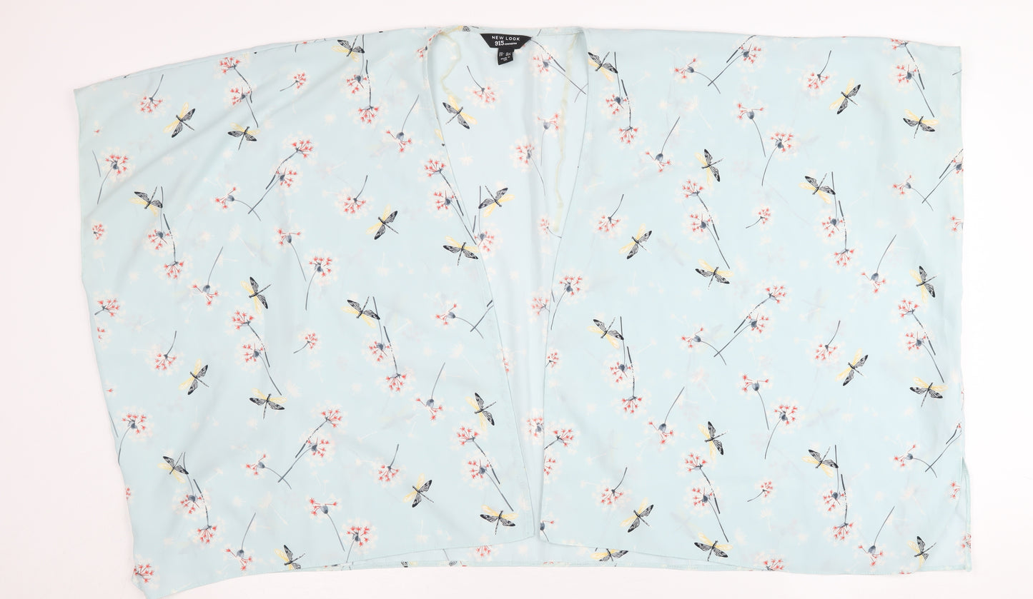 New Look Women’s Multicoloured Cape - L, Floral Design