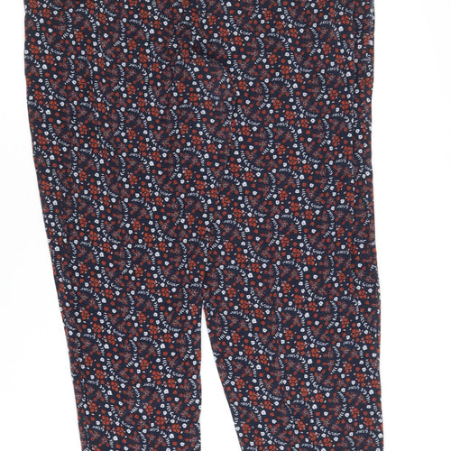 Next Women's Multicoloured Floral Leggings Size 12