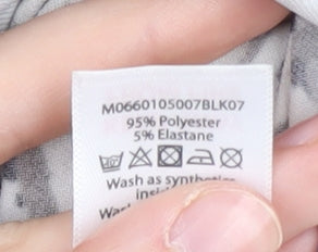 Bm Women's Black Geometric Skirt Size 16