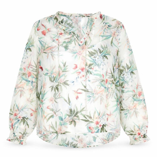 Marks and Spencer Women’s Floral Blouse, Size 12, V-Neck