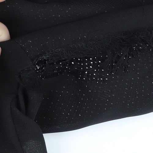 Anna Rose Women's Black Sequin Blouse XL