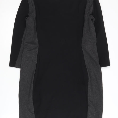 H&M Women's Black Sheath Dress Size 12
