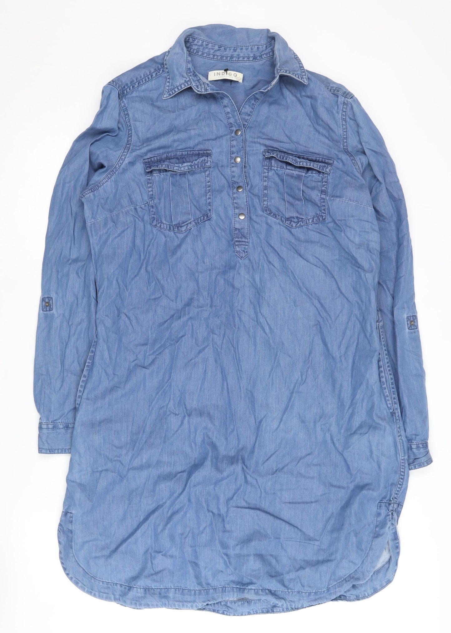 Marks and Spencer Women's Blue Shirt Dress