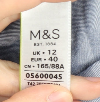 Marks and Spencer Women's Blue Shirt Dress