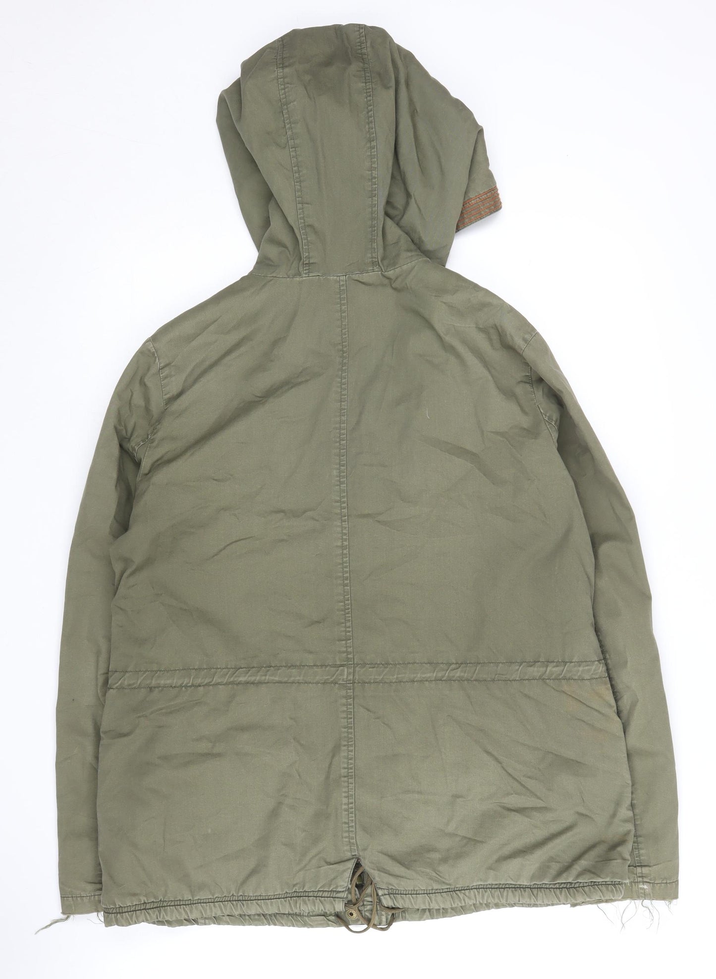 New Look Women's Green Parka Jacket Size 12