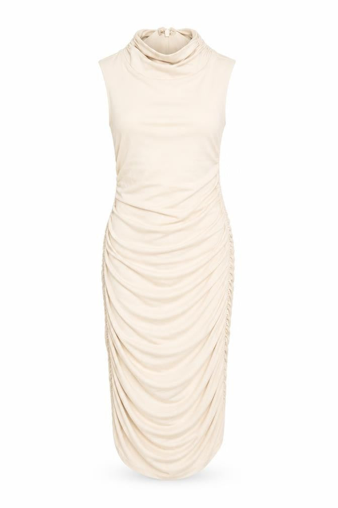 Oh Polly Women’s Ivory Bodycon Dress Size 4
