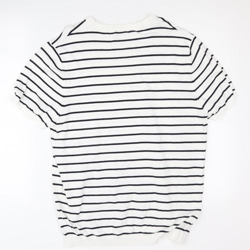 Zara Women's Striped Pullover Jumper Size 14