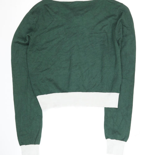 Collectif Women's Green Cardigan UK 10 Button Front